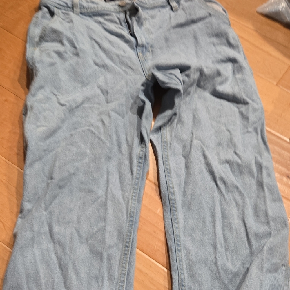 Hollister Light Blue Wide Leg Pants